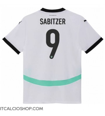 Austria Marcel Sabitzer #9 Seconda Maglia Europei 2024 Manica Corta